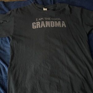 Gildan Black 'Cool Grandma' Short Sleeve Tee